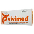 Vivimed mit Coffein gegen Kopfschmerzen