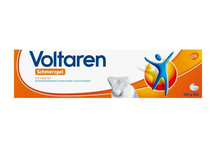 Voltaren Schmerzgel blauer Komfort-Drehverschluss