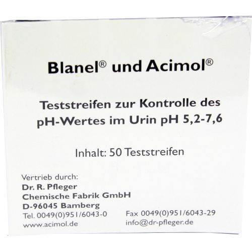 Teststreifenheft z. Bestimmung d. Urin-ph-Wertes