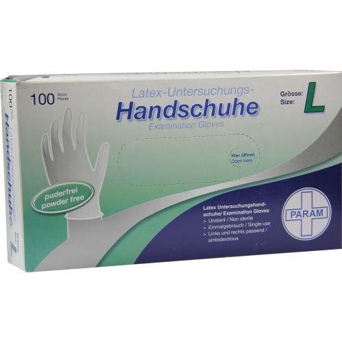 Einmal Handschuhe Latex puderfrei L