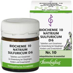 Biochemie 10 Natrium sulfuricum D 6