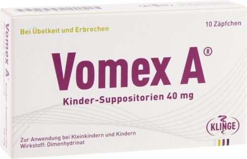 VOMEX A Kinder-Suppositorien 40MG