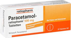 Paracetamol-ratiopharm 500mg Tabletten