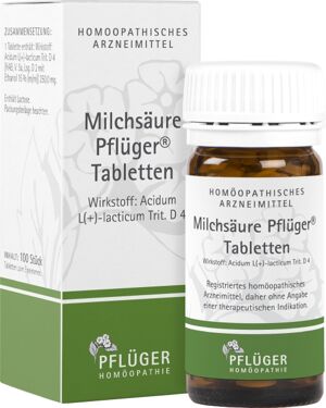 Milchsäure Pflüger Tabletten