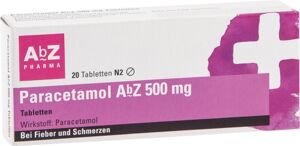 Paracetamol AbZ 500mg Tabletten