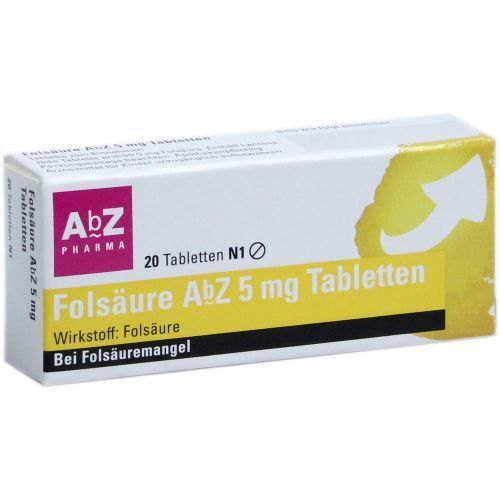 Folsäure AbZ 5mg Tabletten