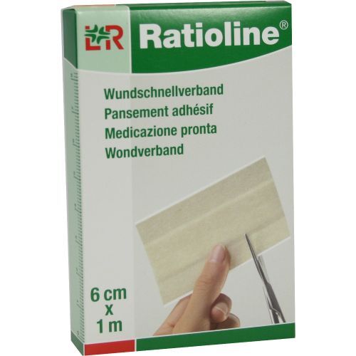 Ratioline sensitive Wundschnellverband 6cmx1m