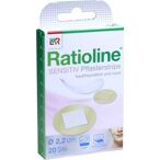 Ratioline sensitive Pflasterstrips rund