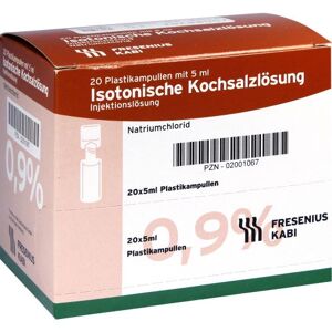 Isotonische Kochsalzlösung 0.9% (Plastikampulle)