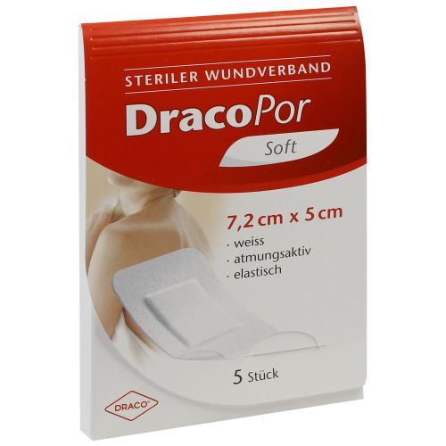 DRACOPOR Wundverband steril 5cmx7.2cm