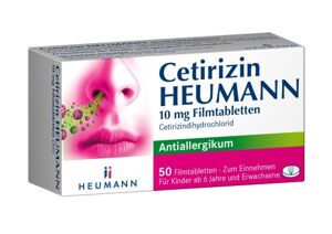 Cetirizin Heumann 10mg Filmtabletten