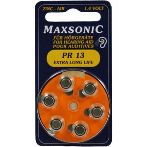 Batterie für Hörgeräte MAXSONIC PR 13