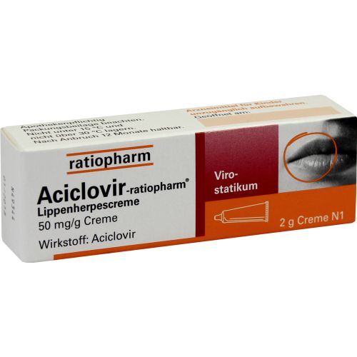 Aciclovir-ratiopharm Lippenherpescreme