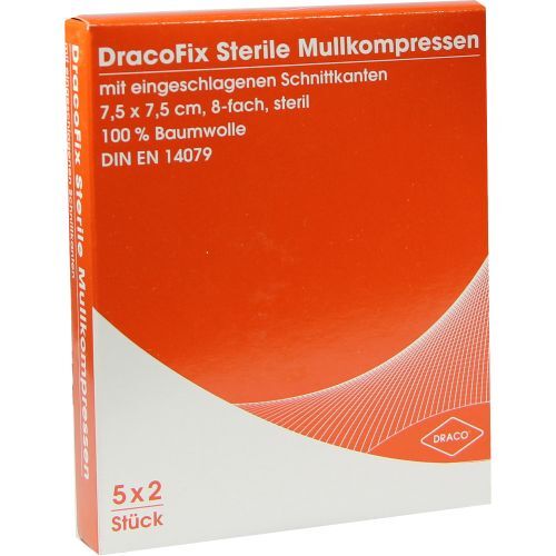 DRACOFIX PEEL KOM steril 7.5X7.5 8fach