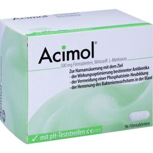 Acimol mit PH-Teststreifen