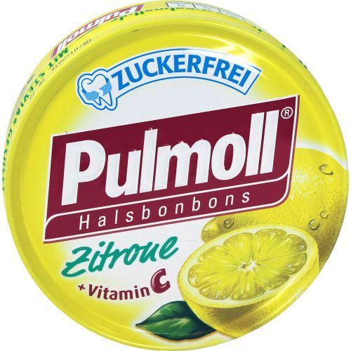 Pulmoll Zitrone Hustenbonbon m Vitamin C zuckerfre