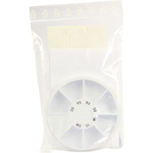 Tablettenspender Icron 7 Fächer Transp.Deckel rund