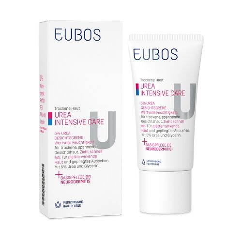 EUBOS TROCKENE Haut Urea 5% Gesichtscreme