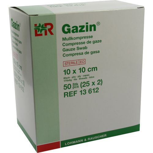 Gazin Kompresse 10x10cm 8fach steril