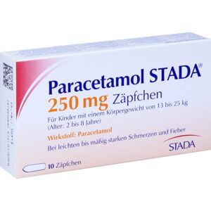 Paracetamol STADA 250mg Zäpfchen