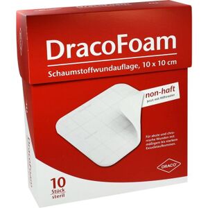 DracoFoam Schaumstoff Wundauflage 10x10cm
