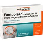 Pantoprazol-ratiopharm SK 20mg magensaftres. Tbl.