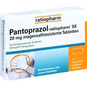 Pantoprazol-ratiopharm SK 20mg magensaftres. Tbl.