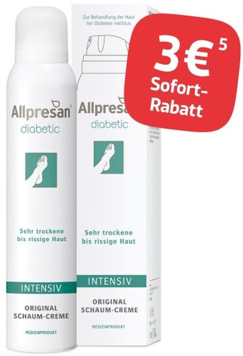 Allpresan diabetic Schaum-Creme INTENSIV 200 ml