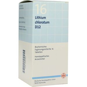 BIOCHEMIE DHU 16 Lithium chloratum D12 Tabl.