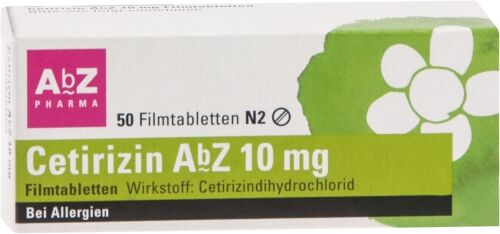 Cetirizin AbZ 10mg Filmtabletten