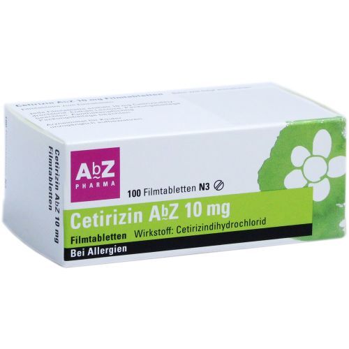 Cetirizin AbZ 10mg Filmtabletten