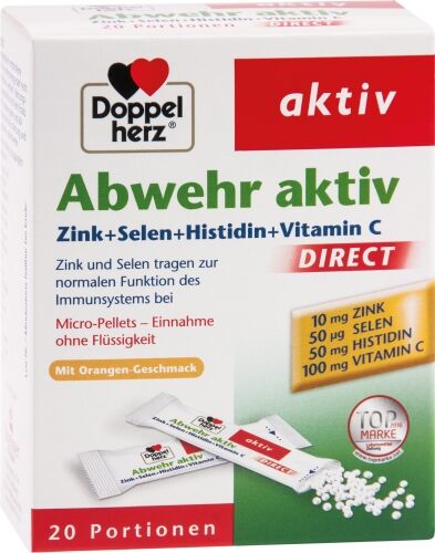 Doppelherz Abwehr aktiv direct Zink+Selen+Histidin