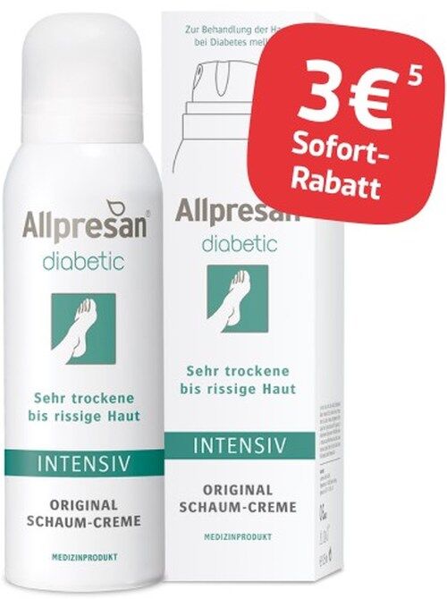 Allpresan diabetic Schaum-Creme INTENSIV 125 ml