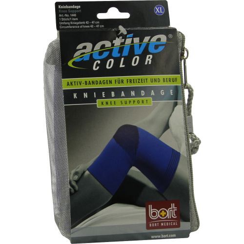 BORT ActiveColor Kniebandage blau x-large