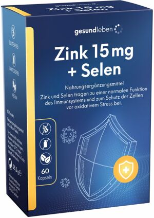 gesund leben Zink 15mg + Selen