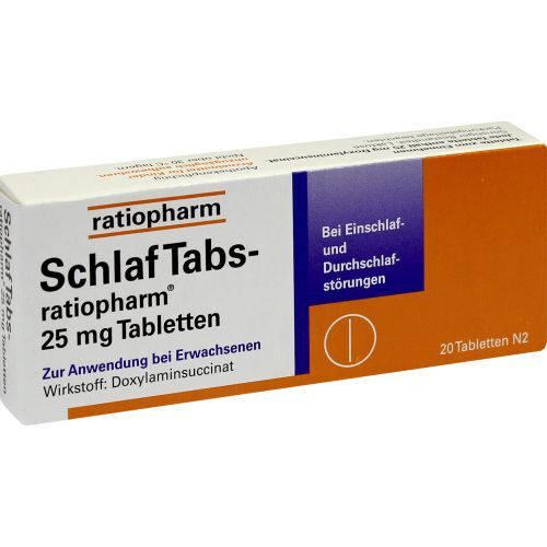 Schlaf Tabs-ratiopharm 25mg Tabletten