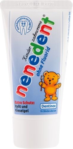 Nenedent Kinderzahncreme ohne Fluorid Standtube