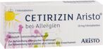 Cetirizin Aristo bei Allergien 10mg Filmtabletten