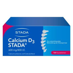 Calcium D3 STADA 600mg/400 I.E. Kautabletten