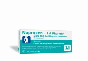 Naproxen - 1 A Pharma 250 mg bei Regelschmerzen