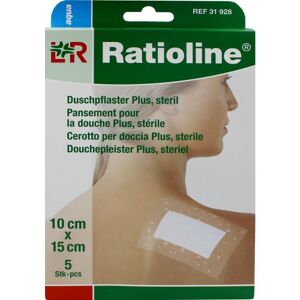 Ratioline aqua Duschpflaster Plus steril 10x15cm