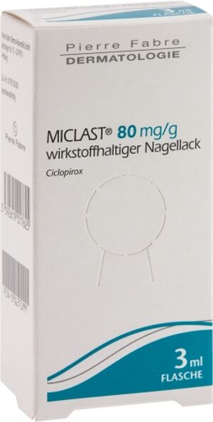 MICLAST 80mg/g wirkstoffhaltiger Nagellack