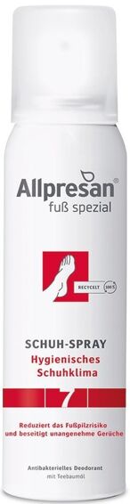 Allpresan Fuß spezial Nr. 7 - Angenehmes Schuhklima - Schuh-Spray 100 ml