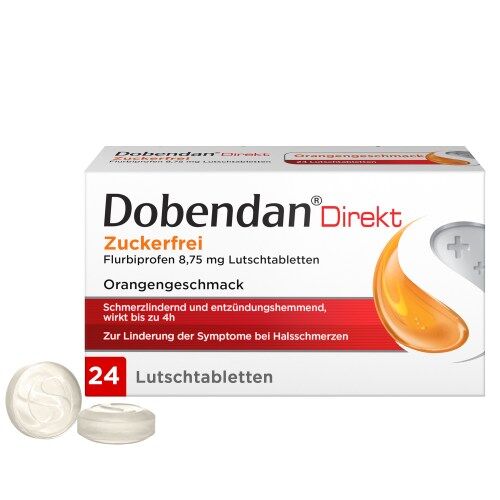 Dobendan Direkt Zuckerfrei Flurbiprofen 8.75mg LT