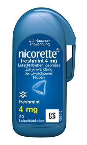 Nicorette freshmint 4mg Lutschtablette gepresst
