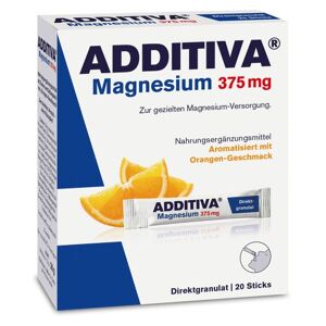 ADDITIVA Magnesium 375mg Sticks Orange
