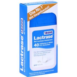 Lactrase 18000 FCC teilbare Tabletten im Spender