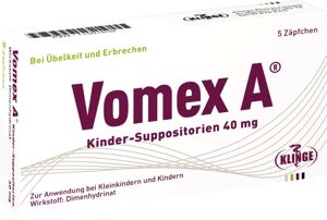 Vomex A Kinder Suppositorien 40mg