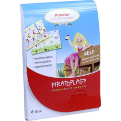 PIRATOPLAST Mädchen Pflasterzuschnitt 6cmx10cm