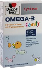 Doppelherz Omega-3 Family Gel-Tabs system